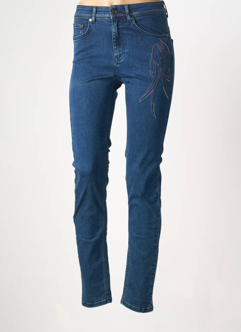 Jeans coupe slim bleu GREGORY PAT femme
