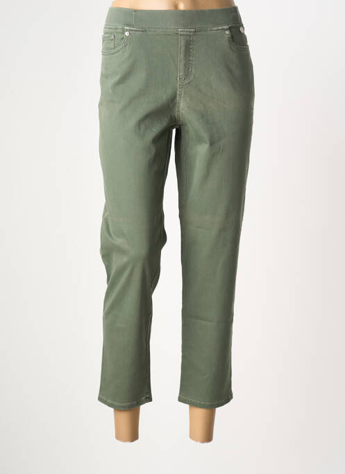 Pantalon 7/8 vert ANNA MONTANA femme