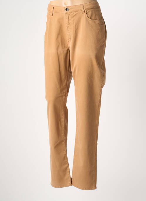 Pantalon droit beige GUY DUBOUIS femme