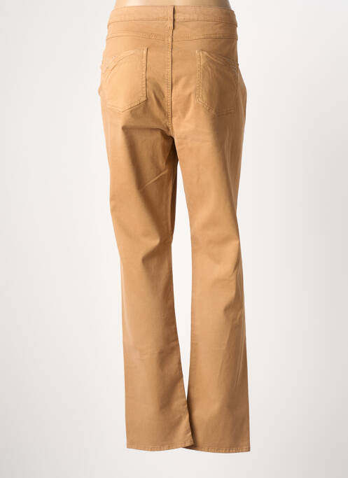 Pantalon droit beige GUY DUBOUIS femme