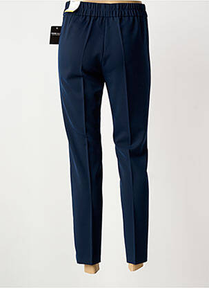 Pantalon 7/8 taille élastique taille normale bleu FRANK WALDER femme