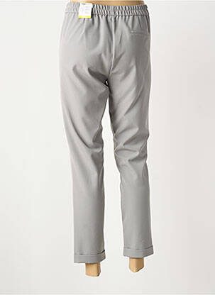 Pantalon 7/8 taille élastique taille normale gris FRANK WALDER femme