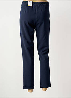 Pantalon 7/8 taille élastique taille normale bleu FRANK WALDER femme