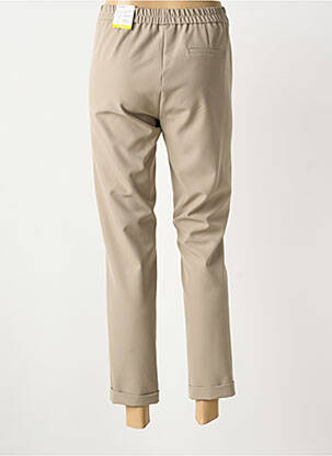 Pantalon 7/8 taille élastique taille normale gris FRANK WALDER femme