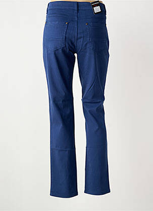 Pantalon slim stretch taille normale bleu ANNA MONTANA femme