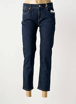 Jeans coupe slim tissage brut taille normale bleu ANNA MONTANA femme