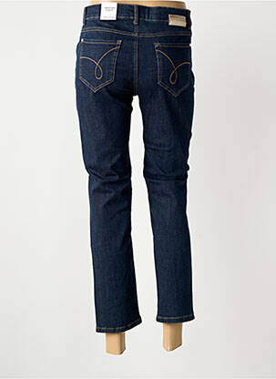 Jeans coupe slim tissage brut taille normale bleu ANNA MONTANA femme