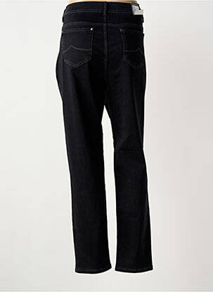 Jeans coupe slim stretch taille normale noir ANNA MONTANA femme