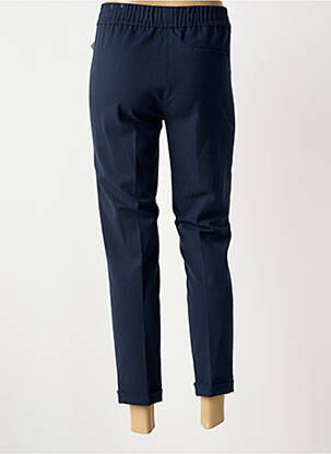 Pantalon 7/8 stretch taille normale bleu FRANK WALDER femme