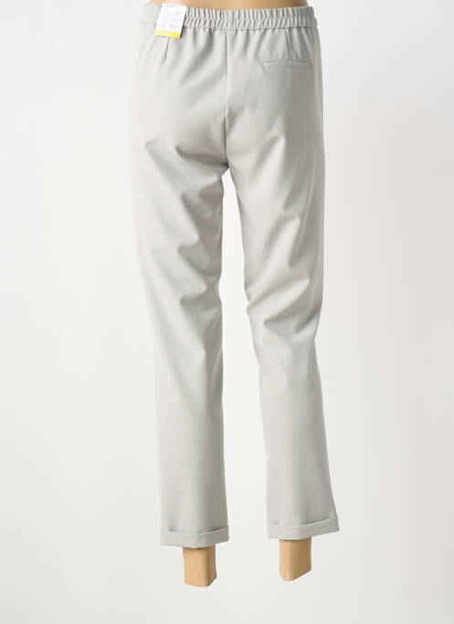 Pantalon 7/8 stretch taille normale gris FRANK WALDER femme