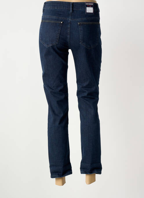 Jeans coupe slim tissage brut taille normale bleu ANNA MONTANA femme