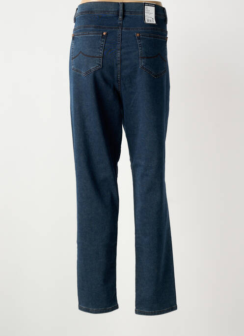 Jeans coupe slim tissage brut taille normale bleu ANNA MONTANA femme
