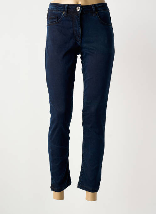 Jeans coupe slim tissage brut taille normale bleu BETTY BARCLAY femme
