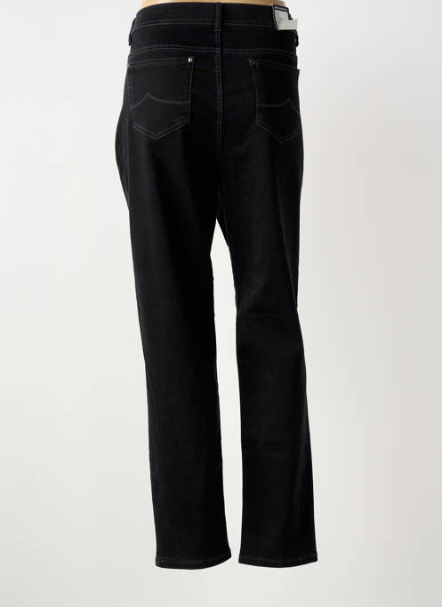 Jeans coupe slim stretch taille normale noir ANNA MONTANA femme