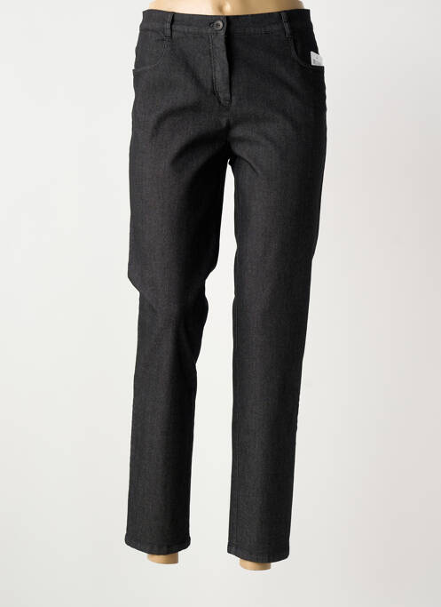Pantalon 7/8 stretch taille normale gris FRANK WALDER femme