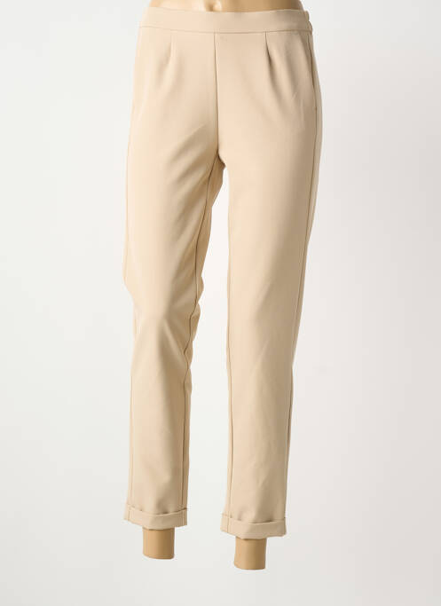 Pantalon 7/8 beige FRANK WALDER femme