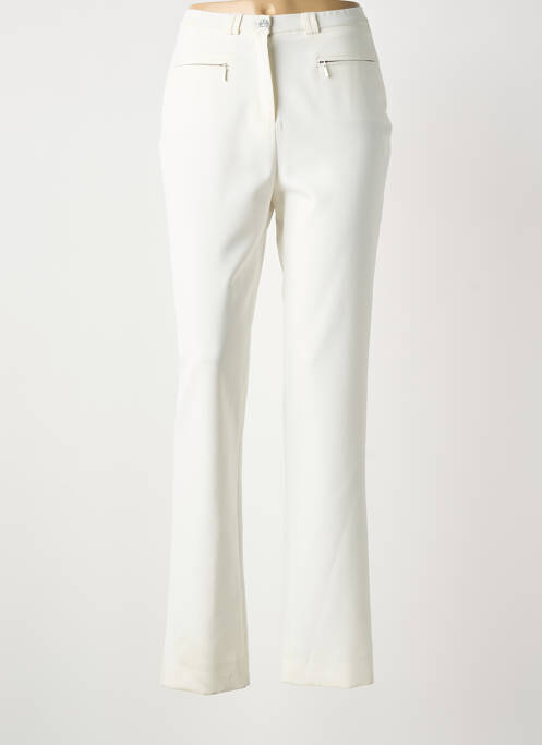 Pantalon slim beige GUY DUBOUIS femme