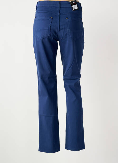 Pantalon slim bleu ANNA MONTANA femme