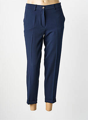 Pantalon 7/8 stretch taille normale bleu LCDN femme