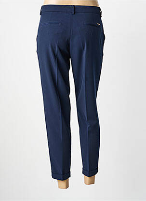 Pantalon 7/8 stretch taille normale bleu LCDN femme