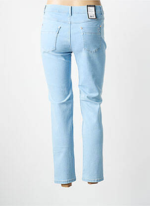 Jeans coupe slim tissage brut taille normale bleu ANNA MONTANA femme