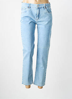 Jeans coupe slim tissage brut taille normale bleu ANNA MONTANA femme