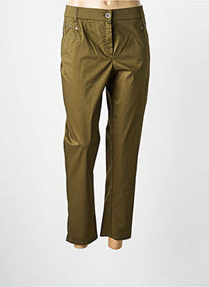Pantalon slim stretch taille normale vert MERI & ESCA femme
