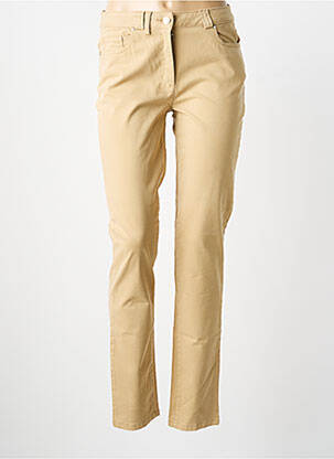 Pantalon slim stretch taille normale beige ANANKE femme