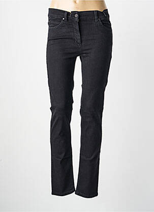 Pantalon slim stretch taille normale noir ANNA MONTANA femme
