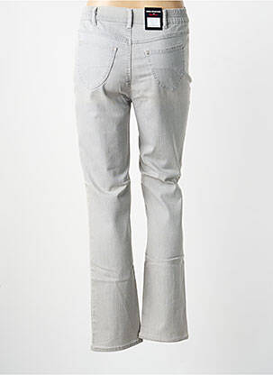 Pantalon slim stretch taille normale gris ANNA MONTANA femme