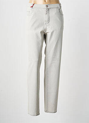 Pantalon slim stretch taille normale bleu ANNA MONTANA femme