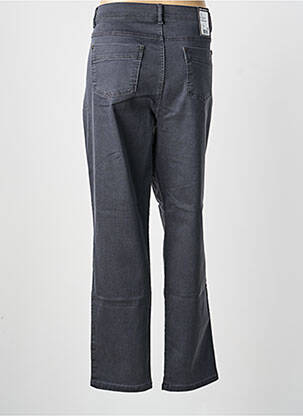 Pantalon droit stretch taille basse gris ANNA MONTANA femme
