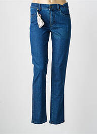 Jeans coupe slim tissage brut taille normale bleu ANNA MONTANA femme