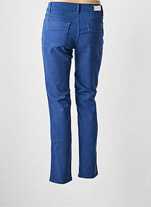Pantalon slim stretch taille normale bleu ANNA MONTANA femme
