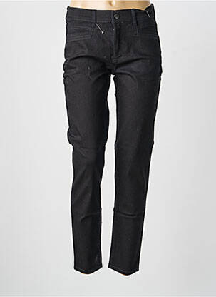 Pantalon slim stretch taille normale noir ANNA MONTANA femme