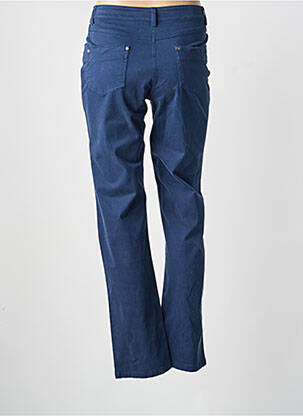 Pantalon slim stretch taille normale bleu GUY DUBOUIS femme
