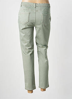 Pantalon 7/8 stretch taille normale vert ANANKE femme