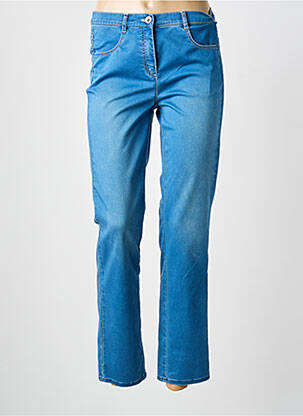 Jeans coupe slim stretch taille normale bleu FRANK WALDER femme