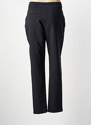 Pantalon chino fermeture zippée sous rabat boutonné taille normale noir GREGORY PAT femme