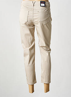 Pantalon slim stretch taille normale beige ANNA MONTANA femme