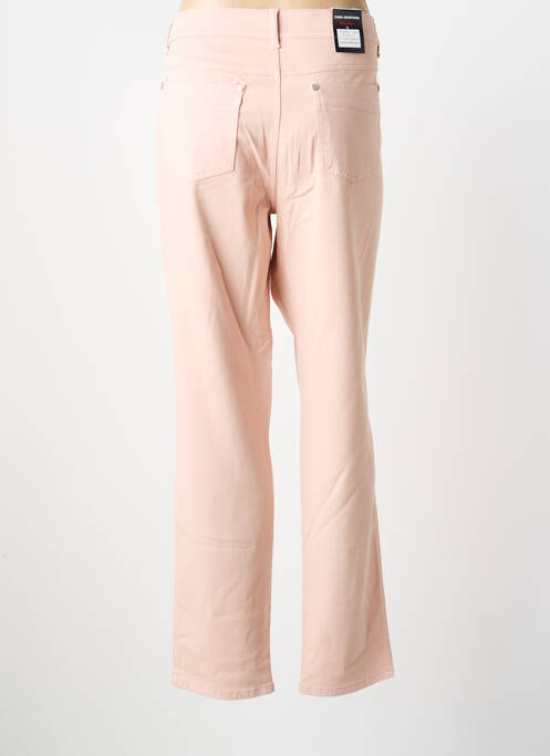 Pantalon slim stretch taille normale rose ANNA MONTANA femme