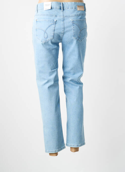 Jeans coupe slim tissage brut taille normale bleu ANNA MONTANA femme