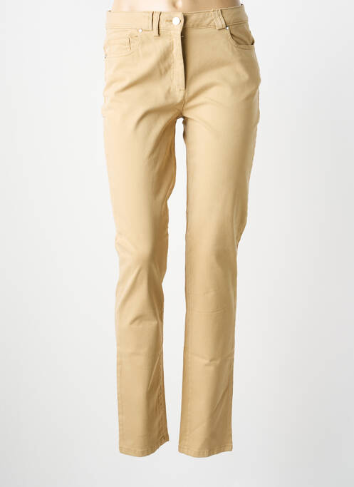 Pantalon slim stretch taille normale beige ANANKE femme