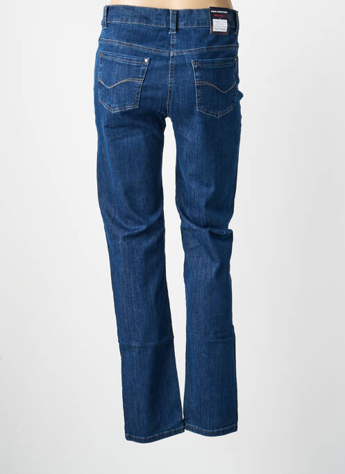 Jeans coupe slim tissage brut taille normale bleu ANNA MONTANA femme