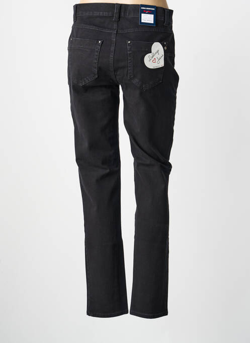 Pantalon slim stretch taille normale noir ANNA MONTANA femme