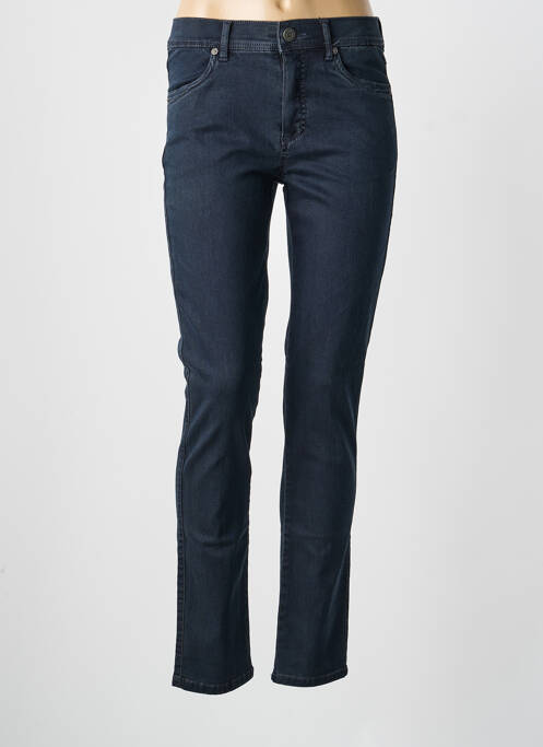 Pantalon slim stretch taille normale bleu ANNA MONTANA femme