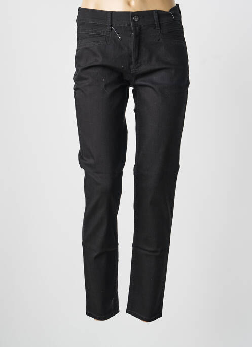 Pantalon slim stretch taille normale noir ANNA MONTANA femme