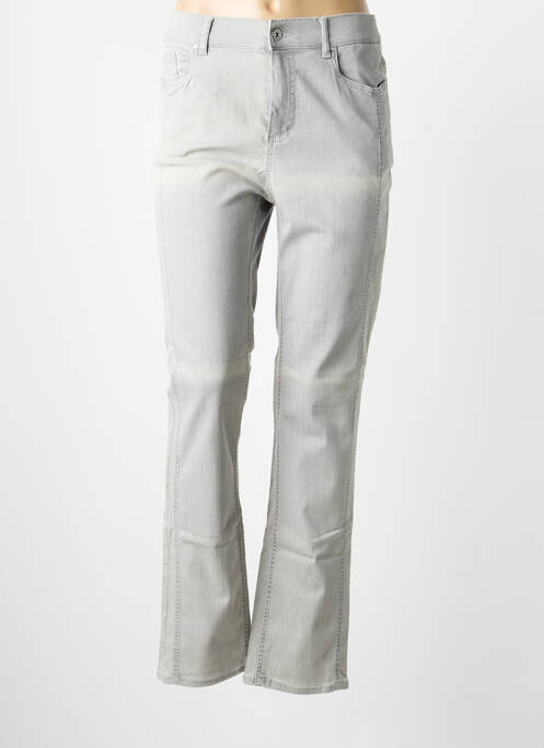 Pantalon slim gris ANNA MONTANA femme