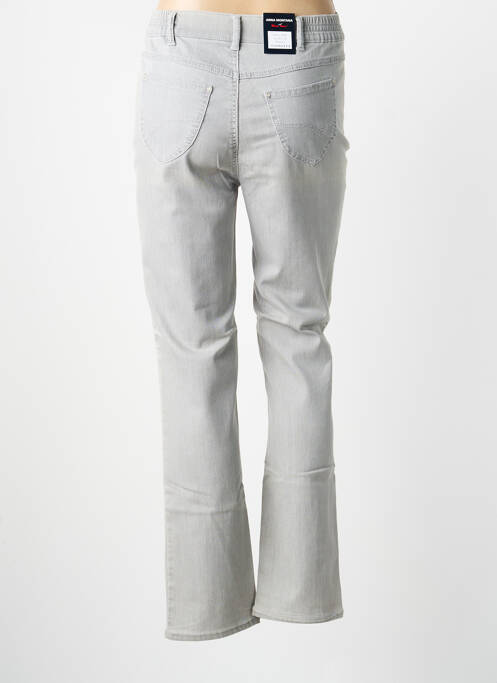 Pantalon slim gris ANNA MONTANA femme