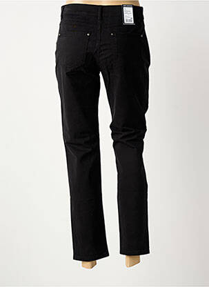 Pantalon 7/8 stretch taille normale noir ANNA MONTANA femme